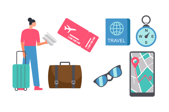 Download Travel Elements Logo Collection Vector - Logo collection Collection
