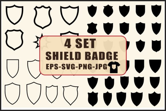 Download Minimalist Shield Badge SVG Bundle - Premium Resources