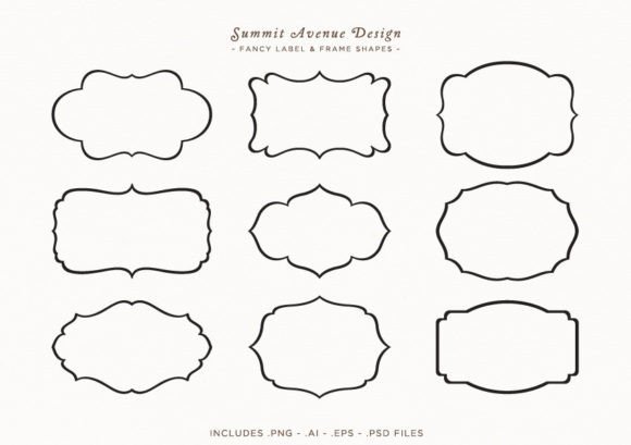 Download Label Frames Badge Shapes Vector PNG - Badge Collection