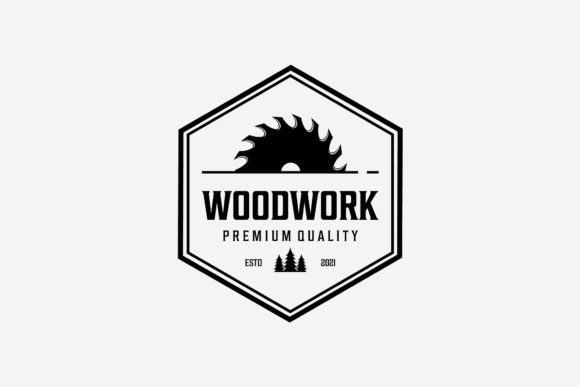 Download Badge Carpenter Wood Work Vintage Logo - Badge Collection