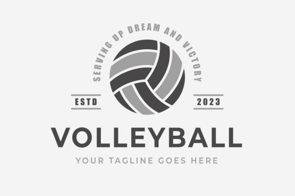 Download Emblem Badge Volleyball Champion Logo - Badge Collection