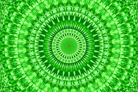 Download Green Seamless Mosaic Mandala Pattern - Mosaic mandala Collection