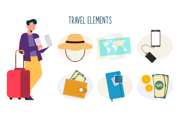 Download Travel Elements Logo Collection Vector - Logo collection Collection