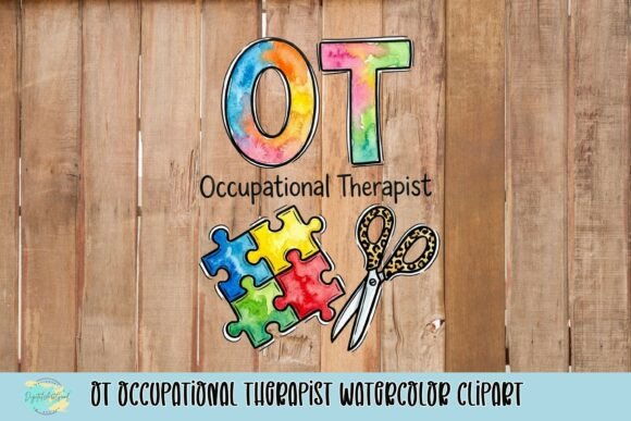 Download OT Occupational Therapist Watercolor Clipart - Therapist Collection