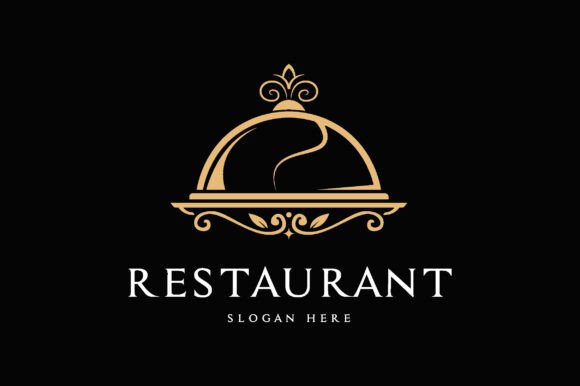 Download Restaurant Logo with Ornate Design - Premium Resources